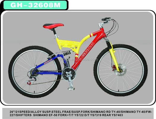 2015 Style Stahl MTB Mountainbike mit 21 oder 24 Geschwindigkeiten jede Farbe OEM Made in OEM Service