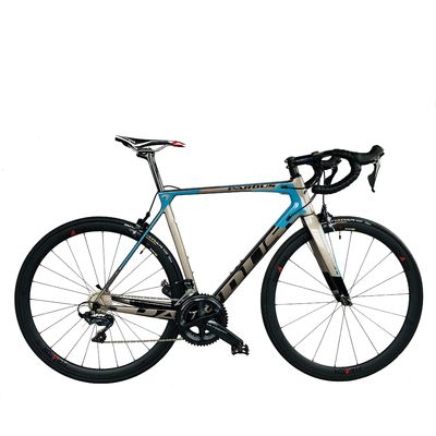 Carbonfaserfelg Material 22-Geschwindigkeit Shimano ULTEGRA R8000 Aluminiumlegierung Stamm Rennrad