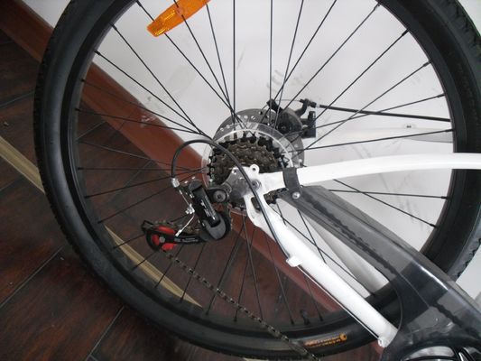 OEM Farbfarbe 26 Zoll 3,0 Reifen Aluminiumrahmen Beach Cruiser Fahrrad 7 Geschwindigkeit Shimano