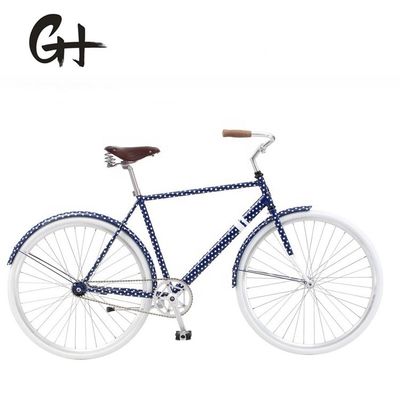 Normaler Pedal 700C Unisex-Fahrrad mit einfachem Design und Achterbremse
