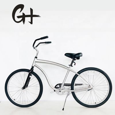 26 Zoll Aluminium 6061 Frame Coaster Bremse Einzelgeschwindigkeit Beach Cruiser Fahrrad für Erwachsene Männer