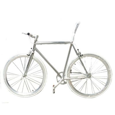 OEM 700C Sliver Farbe Festgetriebe Fahrrad mit CR-MO Chrom Rand anodize JIS Standard