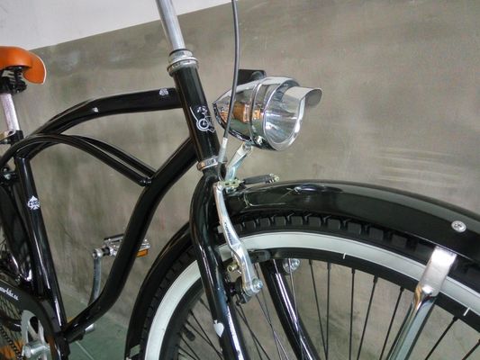 Einzelgeschwindigkeit 26 Zoll Männer Beach Cruiser Bike mit Hi-Ten Stahlrahmen und Aluminiumfelsen