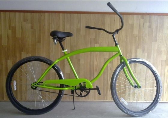 10 Stahlrahmen 26 &quot;Radgröße 3G OEM / ODM CE Männer Erwachsene Single Speed Beach Cruiser Bike