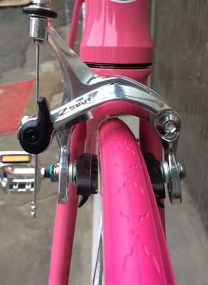 700C Fahrrad mit Festgetriebe mit Frontspannbremse Aluminiumrahmen und Einzelgeschwindigkeit