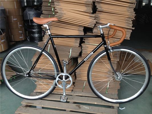 700C Single Speed Flip Flop Fixie Bike mit Festrahmen 11kg OEM Anpassung Chrome