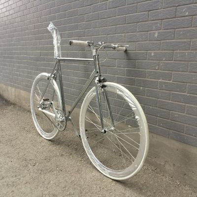 Versiegeltes Lager B.B Set und hochspannungsfähiger Stahlrahmen 700C Festgetriebe Fahrrad für Fixie Gear