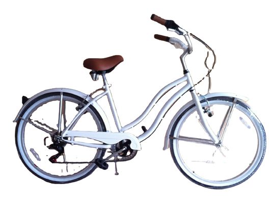 26&quot; Shimano 7 Speed Frauen Lady USA 26*2.125 Mädchen Weißreifen Strandkreuzfahrer Speedbike
