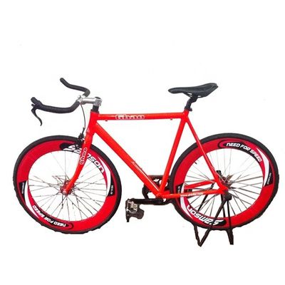 Radius-Kaliber Bremse Fixie Fahrrad Rot Farbe 700C Aluminiumlegierung CE zertifizierte chinesische OEM