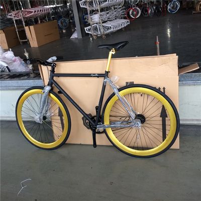 Fork Material Stahl Anpassen Einzelgeschwindigkeit Weiße Farbe Bici Fixie Bike für Erwachsene