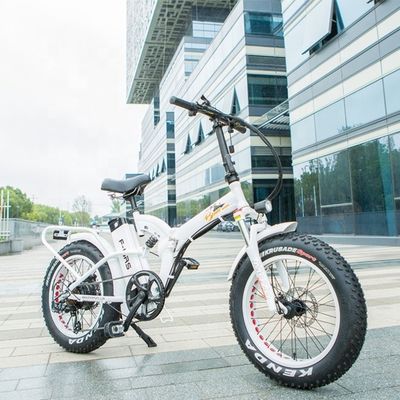 48V 21ah Lithiumbatterie CE zertifiziert 1000W 50KM/H Big Snow Fat Reifen Elektro-Faltrad Vollfederung