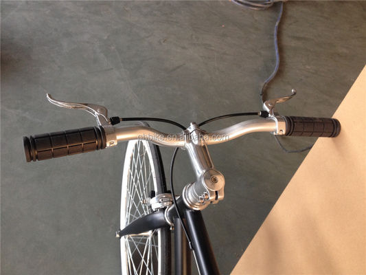 Normaler Pedal Fixie Bike 700c Einzelgeschwindigkeit Festgetriebe Fahrrad mit Doppel-V-Bremse