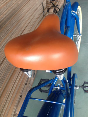 Blaue Farbe Einfachgeschwindigkeit 26 Zoll Vintage Cruiser Fahrrad für Männer mit V-Bremse