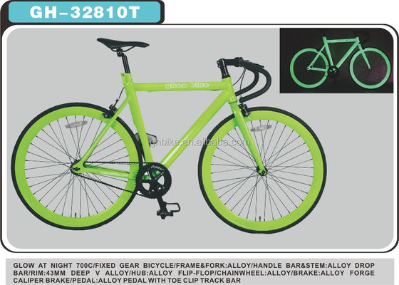 Customized 700C Aluminiumlegierung Festgetriebe Fahrrad mit 13kg Glanzgewicht und Pantone Farbe