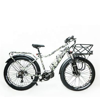 48V 17AH 1000W BaFang Central Motor Elektro Mountainbike mit 26&quot; Fett Schneedecken
