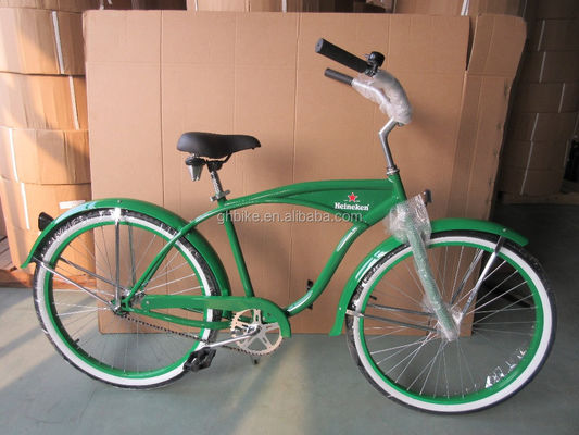 Vielseitig 26 Zoll Stahlrahmen Männer Beach Cruiser Fahrrad für die Förderung Glanz Gewicht 19KGS