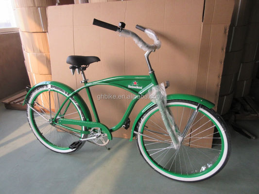 Vielseitig 26 Zoll Stahlrahmen Männer Beach Cruiser Fahrrad für die Förderung Glanz Gewicht 19KGS