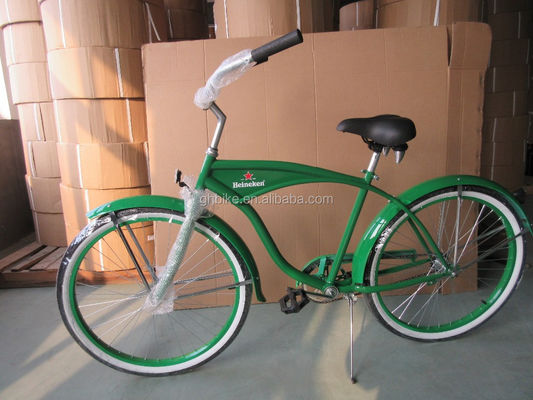 Vielseitig 26 Zoll Stahlrahmen Männer Beach Cruiser Fahrrad für die Förderung Glanz Gewicht 19KGS