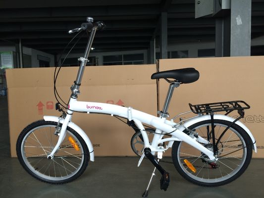 20 Zoll Unisex Hybrid Klapprad mit 7 Zahnrädern und Aluminium V Bremsschiff Quando