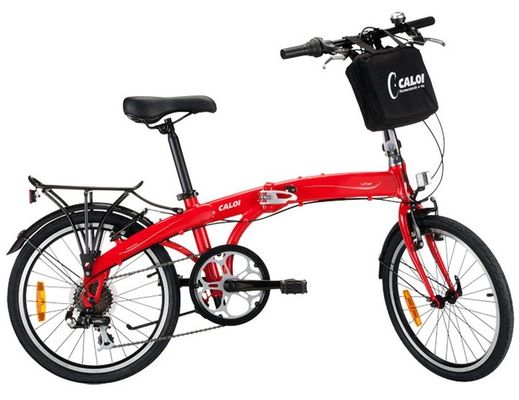 20 Zoll Unisex Hybrid Klapprad mit 7 Zahnrädern und Aluminium V Bremsschiff Quando