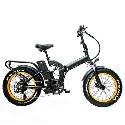52V 20&quot; 1000W 14AH Lithiumbatterie 50KM/h 4.0 Big Fat Snow Tire OEM Customized Adult Folding Electric Full Suspension Bike