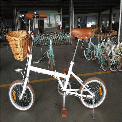 16*1,75 Reifenbreite Klappfahrrad Erwachsener Unisex Vintage Stil Radfahren Klappfahrrad