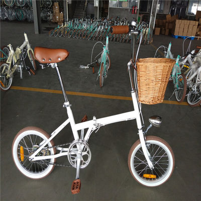 16*1,75 Reifenbreite Klappfahrrad Erwachsener Unisex Vintage Stil Radfahren Klappfahrrad