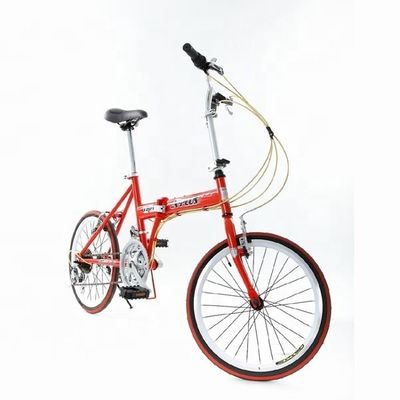 Doppel-V-Bremse 20&quot; Hi-Ten Stahlrahmen Klapprad Chinesisch mit Shimano 7 Geschwindigkeiten