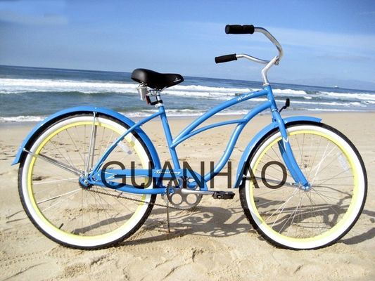 CE- und ISO 9001-akkreditiertes Stahlfork Beach Cruiser Bike mit einem Glanzgewicht von 19 kg