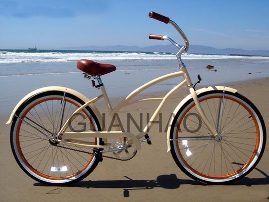 CE- und ISO 9001-akkreditiertes Stahlfork Beach Cruiser Bike mit einem Glanzgewicht von 19 kg
