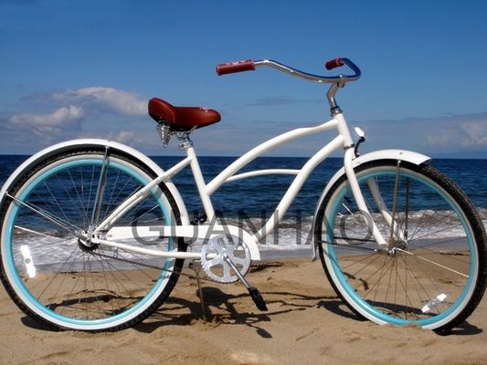 CE- und ISO 9001-akkreditiertes Stahlfork Beach Cruiser Bike mit einem Glanzgewicht von 19 kg