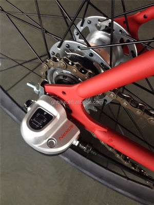 Rote Farbe 3 Geschwindigkeiten Festgetriebe Fahrrad mit Kenda Reifen und Neco Head Set auf Chromoly Rahmen