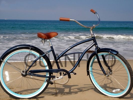 CE- und ISO 9001-akkreditiertes Stahlfork Beach Cruiser Bike mit einem Glanzgewicht von 19 kg
