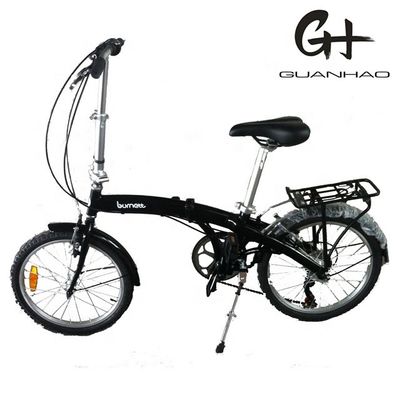 Klappbare 20&quot; Aluminiumrahmen 7 Geschwindigkeiten Fahrrad für Mädchen und Kinder Lastkapazität 75kg