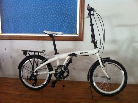 Klappbare 20&quot; Aluminiumrahmen 7 Geschwindigkeiten Fahrrad für Mädchen und Kinder Lastkapazität 75kg