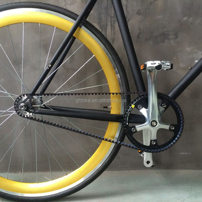 Alloy Pedal 2016 High End Männer Style 700C Single Speed Belt Drive Road Bike/Fixie Bike in jeder Farbe