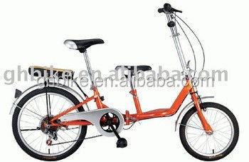 Mutter und Sohn Doppelrad 20 Zoll Klapprad mit Aluminium-Feldmaterial