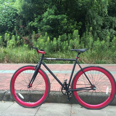 Einfahrrad 700c Fixie Bike mit KMC-Kette und Bruttogewicht 13 kg