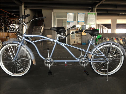 OEM 26 Zoll Tandem Beach Cruiser Bike für Erwachsene mit 1,8 m Länge und 300 kg Tragfähigkeit