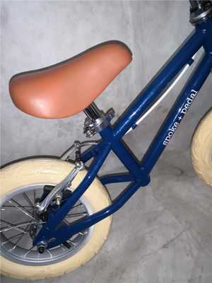 Stahlgabel und Rahmen Balance Bike für Kinder 3-5 Jahre alt Blaue Farbe 12 Zoll