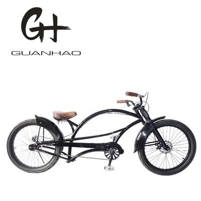 24 Zoll Rot Farbe Langes Chopper Cruiser Bike mit 24 * 3.0 Reifen und Aluminiumlegierung Felge