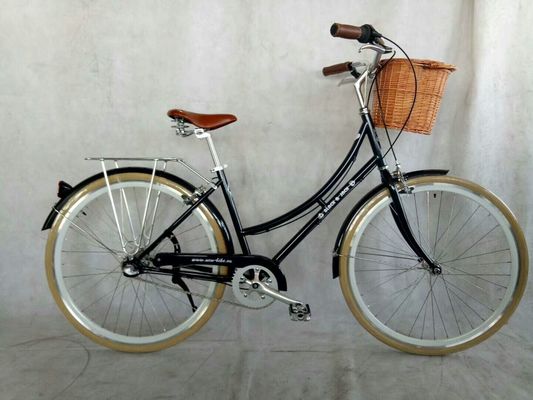 Einfaches Fahrrad Klassiker City Cruiser Fahrrad Frauen Schritt durch Lady Bikes 1,8m lang