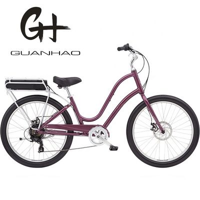 Stromversorgung Lithiumbatterie 48V 14AH Elektro Beach Cruiser Fahrrad für Frauen Erwachsene