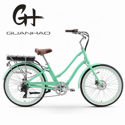 Stromversorgung Lithiumbatterie 48V 14AH Elektro Beach Cruiser Fahrrad für Frauen Erwachsene