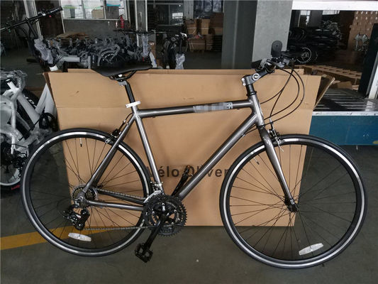 21 Geschwindigkeits-Aluminiumrahmen-Kreuzfahrer Erwachsene Straßen Fahrrad für Männer mit V-Bremse vorne und hinten