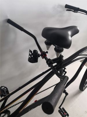 CE-zertifizierter Stahlrahmen 26 &quot;Shimano 7 Geschwindigkeiten Beach Cruiser Tandem Bike für zwei Fahrer