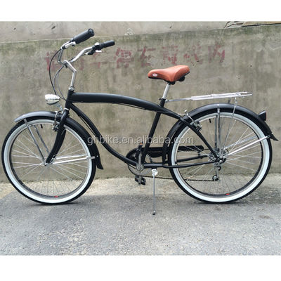 Komfortables und langlebiges 6 Geschwindigkeiten Beach Cruiser-Fahrrad für Männer mit 170 mm Kurbel