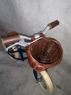 2022 Style Kids Walking Bike für Baby mit Vorder Wicker Basket und Wanda 12 Zoll Reifen