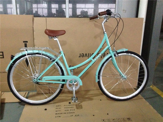 USA Kanada Markt 3 Geschwindigkeit Grüne Farbe Schritt durch City Cruiser Bike für Frauen Damen