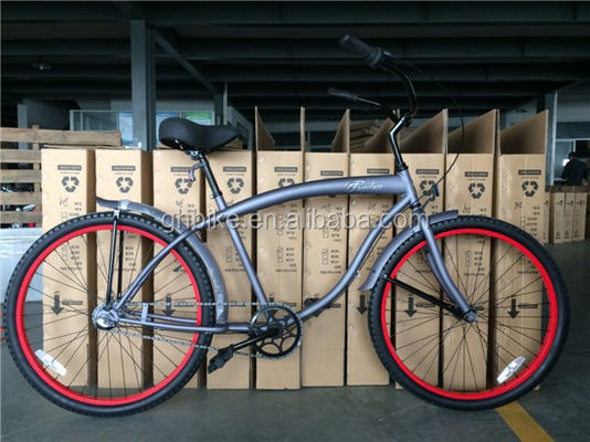 Stadtrad Glanz Gewicht 19kg Stahlgabel Strandkreuzfahrer Fahrrad für Stadtfahrt
